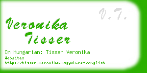 veronika tisser business card